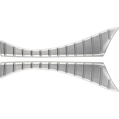 Protezione per la soglia del bagagliaio in acciaio inox per Toyota Alphard Serie 40 (dal 2023), colore argento. (1/3)