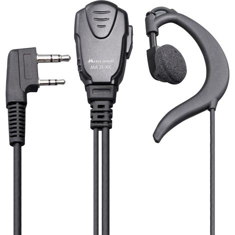 Microfono/auricolare Midland 2 pin Kenwood MA21-XK C709.06