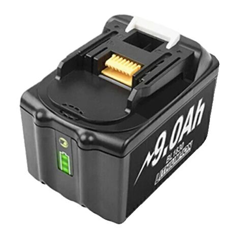 Batterie Makita 18V, capacité 60Ah, indicateur de carburant LED, 4 pièces 60, 10 pcs 9.0 (1/2)