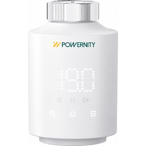Powernity – Termostato inteligente, 6 modos, programación semanal, control remoto.
