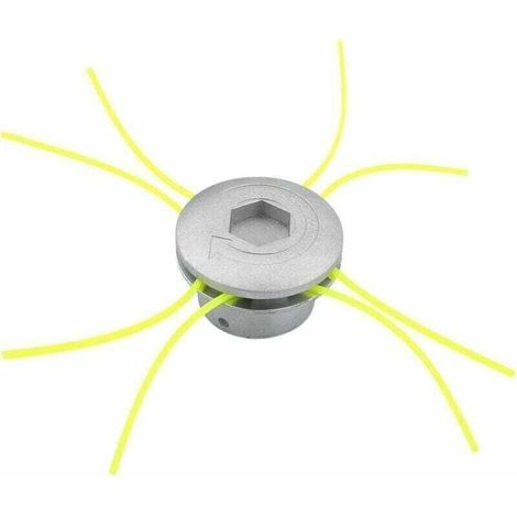 Tête de débroussailleuse universelle en aluminium, Tete Universelle Bobineaux pour jardin, pelouse, patio (1/4)