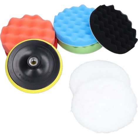 9-teiliges Polierpad-Set mit 150 mm Durchmesser für Auto und Boot (1/5)