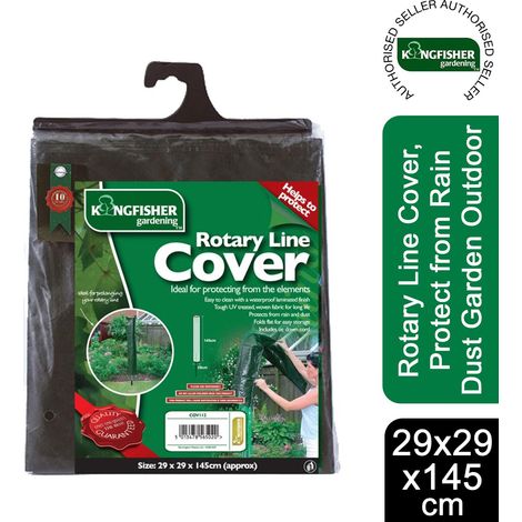 Kingfisher Rotary Washing Line Parasol Garden Furniture Cover Green Waterproof (1/5)