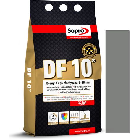 Joint Sopro DF10 gris pierre 22 4kg 1062A (1/5)