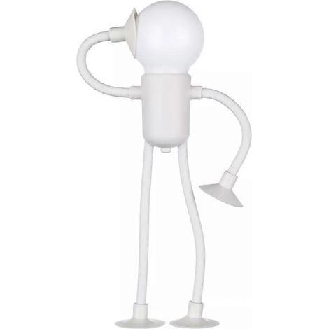 Verleihen Sie Ihrem Schlafzimmer mit unserer Nachttischlampe im Cartoon-Design eine einzigartige und verspielte Note. Sie ist aus Silikon und ABS gefertigt und in der Form verstellbar. (1/5)