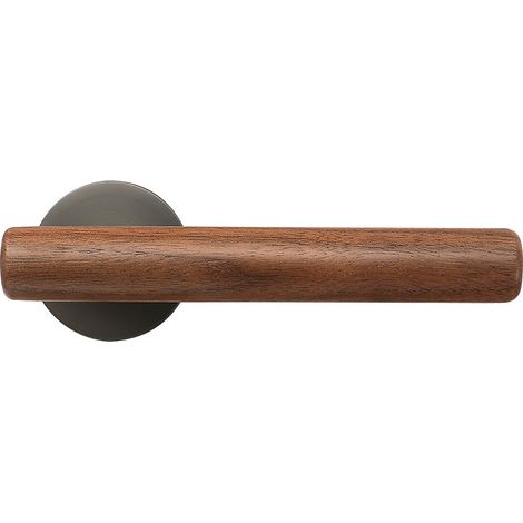 Serrure de porte moderne et minimaliste à double battant, fermeture magnétique silencieuse, spécialement conçue pour les portes en bois de chambre, luxe discret et élégant, utilisation sûre.