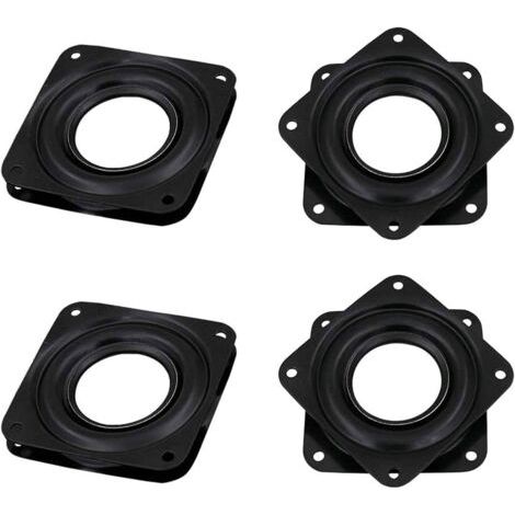 Lot de 4 roulements à billes en acier pour plateau tournant à 360 degrés