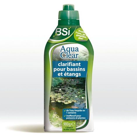 Clarificante de estanque - BSI - Aqua Clear 900 g - Agua turbia - Acción rápida 1 semana - Estanque y lago (1/3)