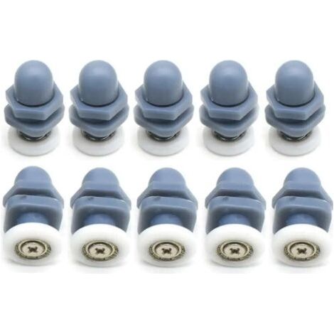 Sollbry 10single Porte de douche coureurs/roues/poulies/guides 23 mm Diamètre