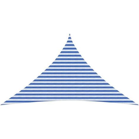 Voile d'ombrage 3,5 x 3,5 x 4,9 mètres en PEHD (1/5)