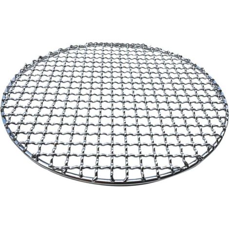 Grille de gril ronde en maille de 28 cm, antiadhésive et réutilisable, grille de refroidissement en acier inoxydable, accessoires de gril de 280 mm (1/5)