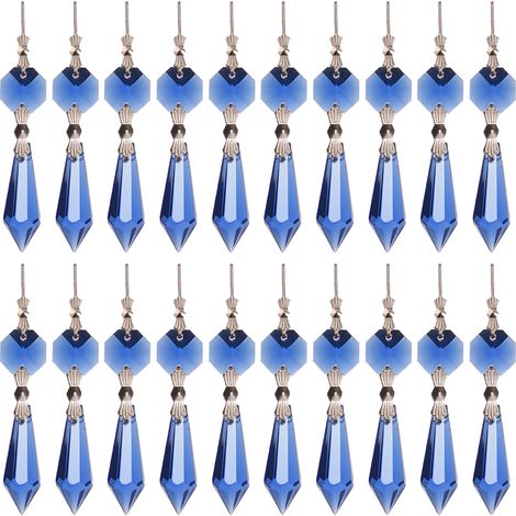 Prisme Cristal - Suspension Décorative Pour Lustre - Réflecteur Lumineux À Accrocher - 20 Pièces (1/5)