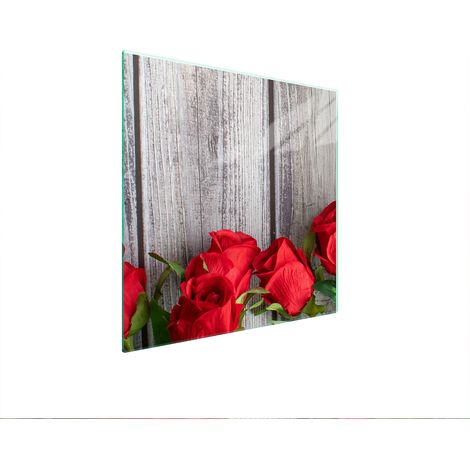 PLACA PROTECTORA DE VIDRIO PARA ESTUFA 50x52 ROSES (1/5)