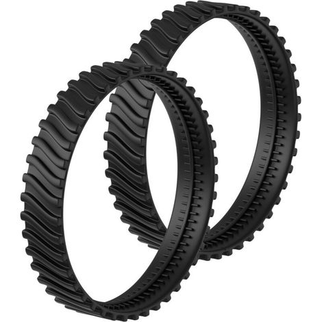 Lot 2 Chenilles pour Zodiac MX8 MX6 - Roue robot nettoyeur piscine rechange R0526100 ® (1/5)
