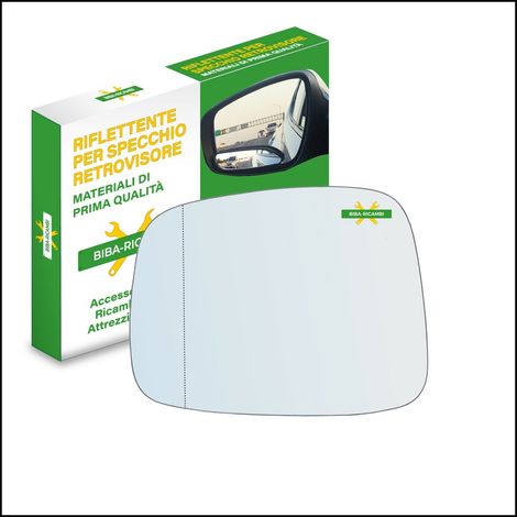 Specchio adesivo asferico lato guidatore per opel frontera b (u99) dal 98-04