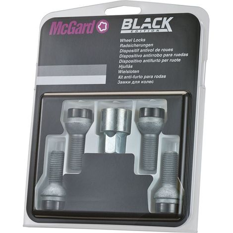 4 VIS ANTIVOL SUB MCGARD M12X1.5/ R12/ LONG. 27.9MM/ Ø17MM
