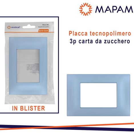 PLACCA 6003-22 3P CARTA DA ZUCCHERO VMR-PLN IN BLISTER