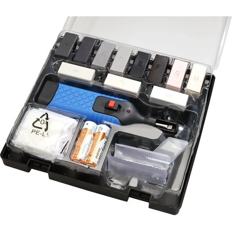 Kit de réparation PVC et vinyle avec pistolet à cire