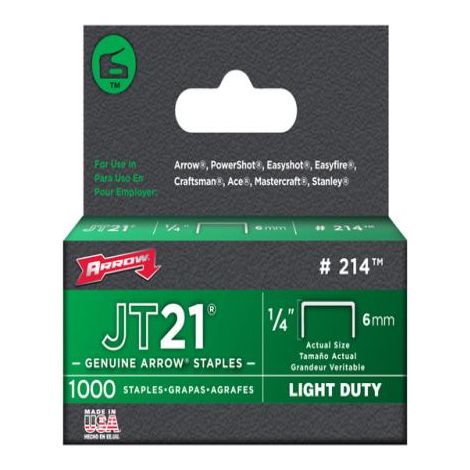 Staples for JT21 T27 Box 5000 10mm 3/8in