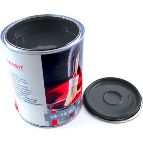 Barniz de pintura gris Lanz Nopolux Wickens Granite, lata de 1 litro (1/2)