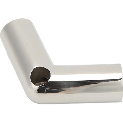 Raccord de rambarde bateau 22mm, coude 110° en acier inoxydable 316, inoxydable, pour yachts et navires, quincaillerie marine 2 voies (1/5)