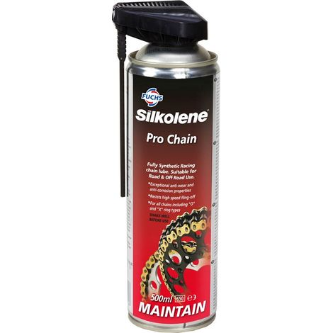 SILKOLENE FUCHS LUBRIFIANT SYNTHÉTIQUE POUR CHAÎNE PRO SPRAY LUBRIFIANT POUR CHAÎNE 500M (AER) (24)