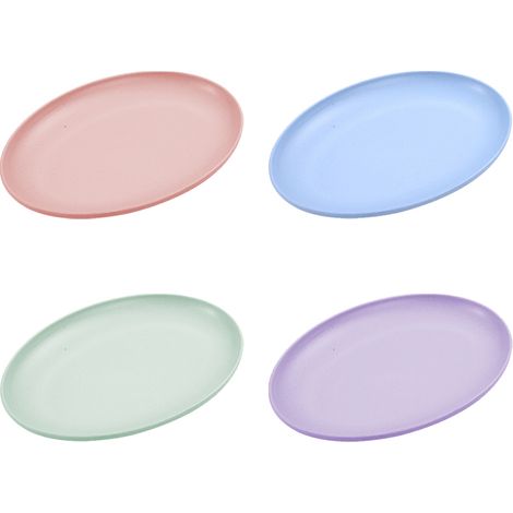 Assiettes à salade pour un usage quotidien, incassables et légères (1/5)