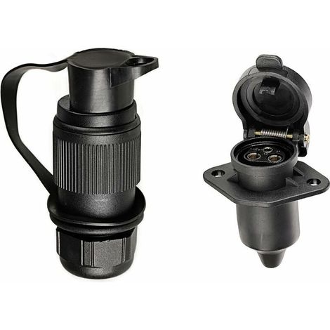 3-pin trailer plug and 3-pin trailer socket, 3-pin tractor plug, connection (1/5)
