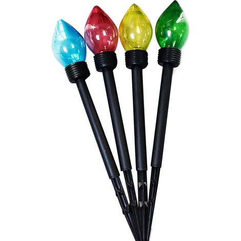 Lumières Solaires De - Décorations De Jardin Solaires LED - 4 Pièces (1/5)