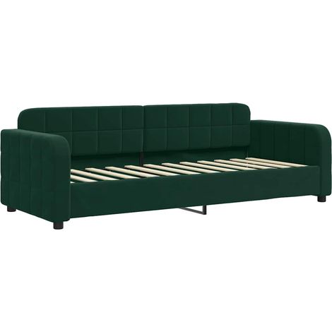 Maison Exclusive - Tagesbett Dunkelgrün 80x200 cm Samt (1/5)