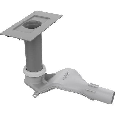 CANALINA DOCCIA SIFONATA IN ABS PER SCARICO A PAVIMENTO SENZA GRIGLIA MODELLLO LINEA XS - LUNGHEZZA CORPO SIFONE 291MM - INGRESSO TUBAZIONE Ø 40MM - VIL