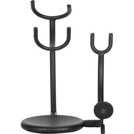 Porte-Brosse et Rasoir de Rasage Curved avec Support Séparé – Compatible Taille de Brosse Sèche et Rasoir de Design Modern (1 unité) – pour Hommes et Espaces de Salle de Bain Organisés