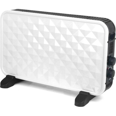 Termoconvettore da pavimento Stufa elettrica moderna 2000 W -Bianco (1/2)