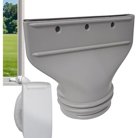 Adaptateur De Fenêtre Pour Tuyau D'Évacuation De Climatiseur - Raccord Plat Universel 130/150 Mm Compatible Avec Les Climatiseurs Portables, Sèche-Linge Et Hottes (1/5)