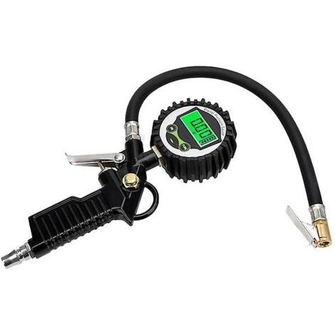 Outil de diagnostic et de contrôle de la pression des pneus TPMS universel pour voiture, manomètre de gonflage, testeur de pneus, écran LCD. (1/4)