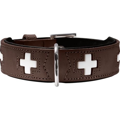 Collar para Perro Hunter Swiss Marrón Negro M 55 cm