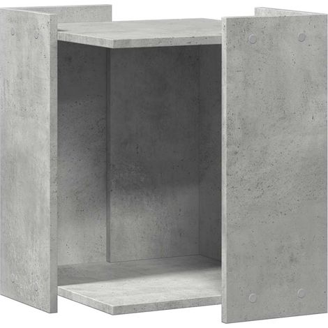 Maison Exclusive - Mueble arenero de gatos madera gris hormigón 4