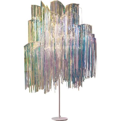 EDG Enzo De Gasperi Albero di Natale Led Frange 960 Microled H 180 Cm D 140 Cm Natural (1/2)