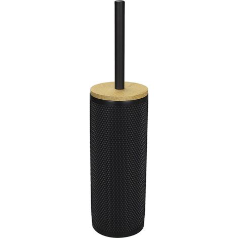 Brosse WC sur pied NOIR, noire (1/4)