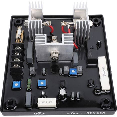 Régulateur de tension AVR pour générateur sans balais, module stabilisateur automatique avec redresseur intégré, entrée 220-400VAC (1/5)