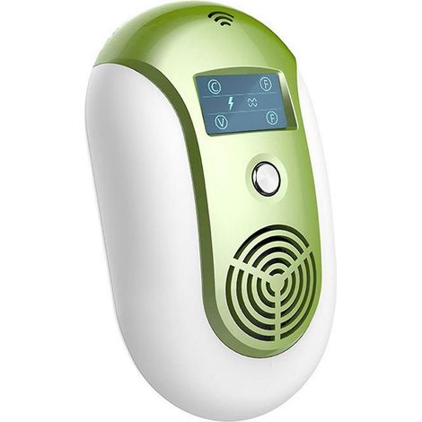 Prise US - Répulsif ultrasonique anti-nuisibles portable électrique pour moustiques et rats, mode constant ou variable, vert (1/5)