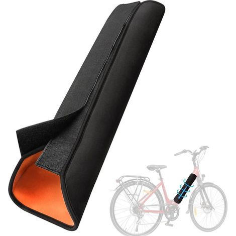 Copertura protettiva per batteria di bicicletta elettrica - antipolvere e impermeabile - arancione (1/5)
