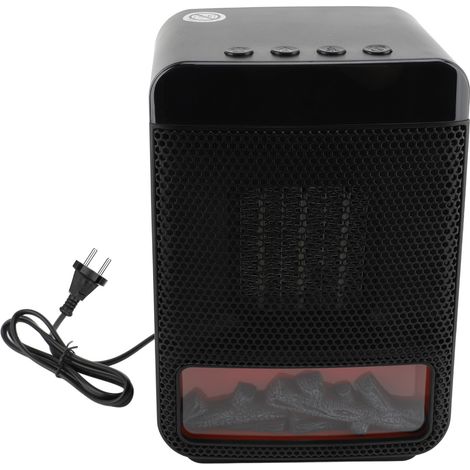 Eosnow Space Heizung 1000W PTC Keramik schneller Heizdesktop tragbarer Elektro mit 3D -realistisch