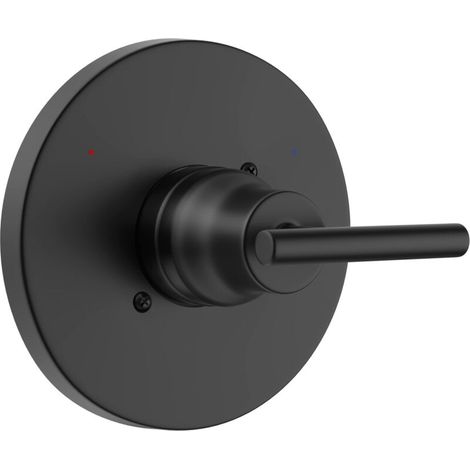 Compatible with Delta Trinsic 14 Series faucets, shower handles and matte black shower trim kit T14059-BL (Cartridge and valve not included). (1/5)