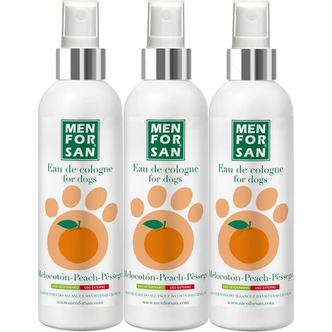 MENFORSAN Eau de Cologne Pesca per Cani 125ml Confezione da 3 Unità (1/5)