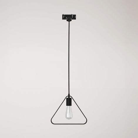 Creative Cables - Candeeiro suspenso de calha Duedì Apex com abajur - lâmpada não incluída