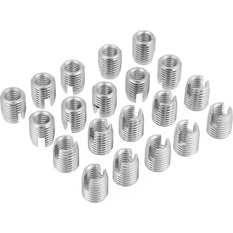 20 selbstschneidende Gewindeschneidchips mit Nut aus Edelstahl SUS303, M8 x 15 mm (1/5)