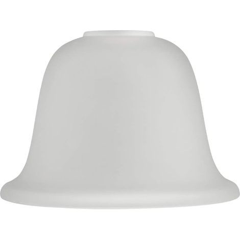 Ersatzlampenschirm aus weißem Glas, H11,5 cm B17 cm (1 Stück) (1/5)