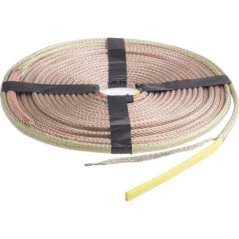 Bobine de ruban chauffant, 10W/m, 6m, 240 -70 +200 °C. ( Prix pour Bobine de 6 Mètres )