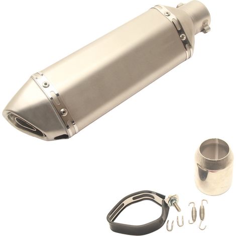 Dieses 51-mm-Akrapovic-Auspuffsystem ist für Motorräder von Yamaha, Honda und Suzuki geeignet und eine universelle und leise Wahl für die Modifizierung von Auspuffrohren.